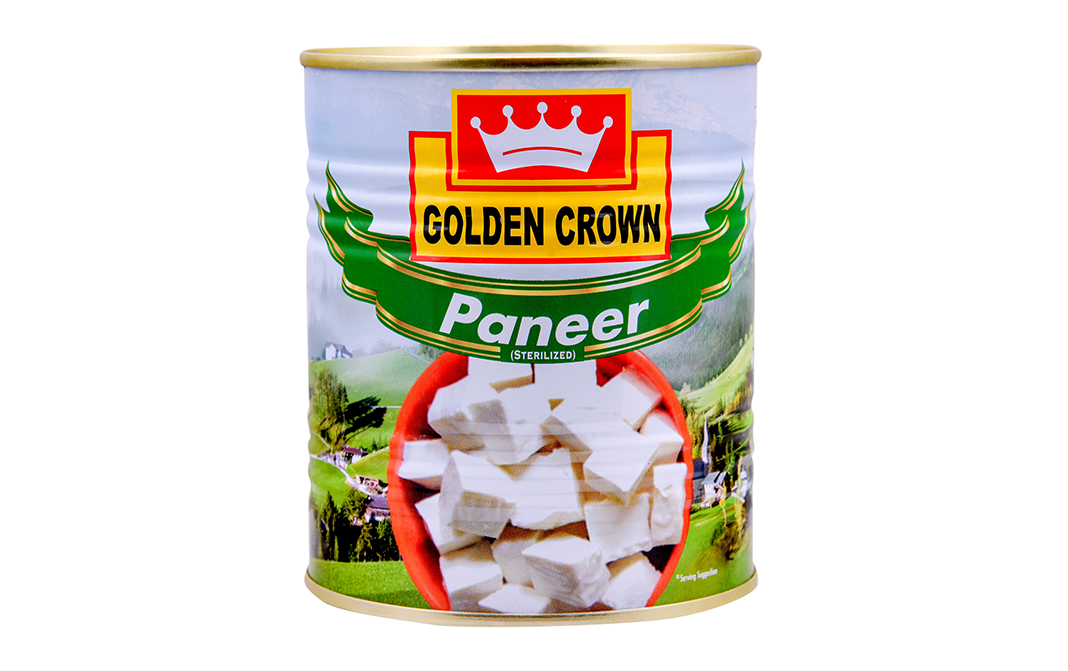 Golden Crown Paneer (Sterilized)    Tin  825 grams